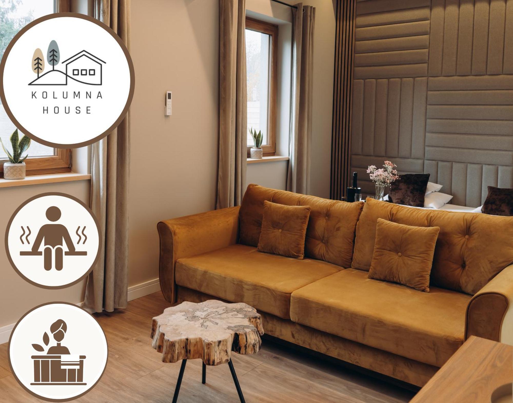 Kolumna House Noclegowy Z Prywatna Sauna I Balia Lask